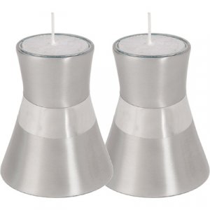 Anodized Aluminum Small Tea Light Candlesticks by Yair Emanuel