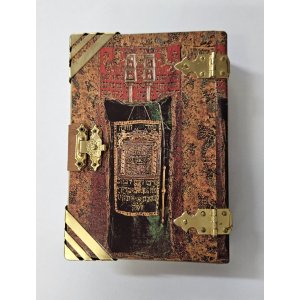 Book of Psalms with Medieval Style Hand Crafted Antique Cover - Jack Jaget