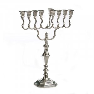 Flowing Design Chanukah Menorah