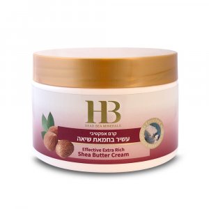 Nourishing Shea Butter Massage Cream Enriched with Dead Sea Minerals  H&B