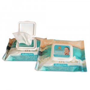 Eye and Face Makeup Remover, 30 Wipes Enriched with Dead Sea Minerals  H & B