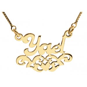 Gold Filled Personalized Necklace with Decoration