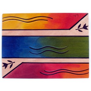 Ikat Rectangular Placemat - Kakadu