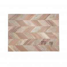 Acacia Diagonal Design Wood Challah Board - Yair Emanuel
