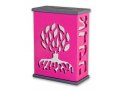 Agayof Tree Of Life Aluminum Tzedakah Box - Pink