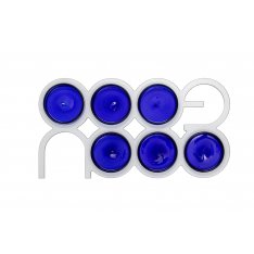 Anodized Aluminum Seder Plate Spelling