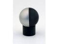 Black Travelling Aluminum Shabbat Candlesticks Ball Series by Agayof