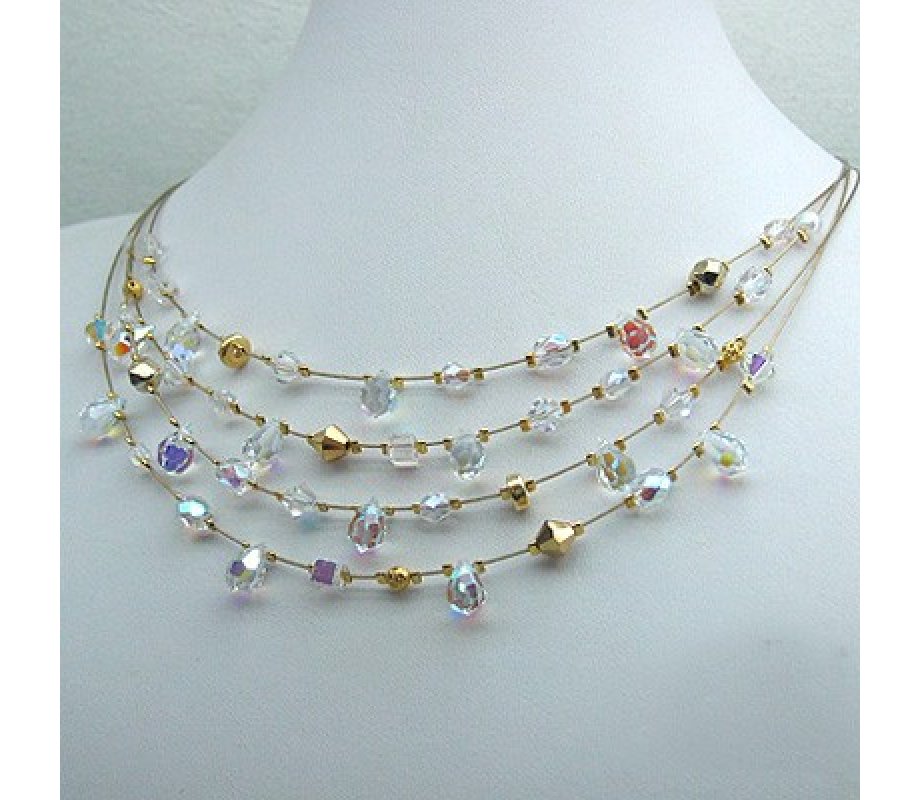 Bridal Sparkle Necklace by Edita