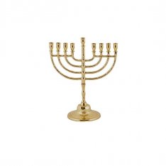 Classic Brass Hanukkah Menorah - Yair Emanuel