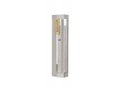 Clear Acrylic Mezuzah Case with Silver Frame, Silver or Gold Shin - Dorit Judaica