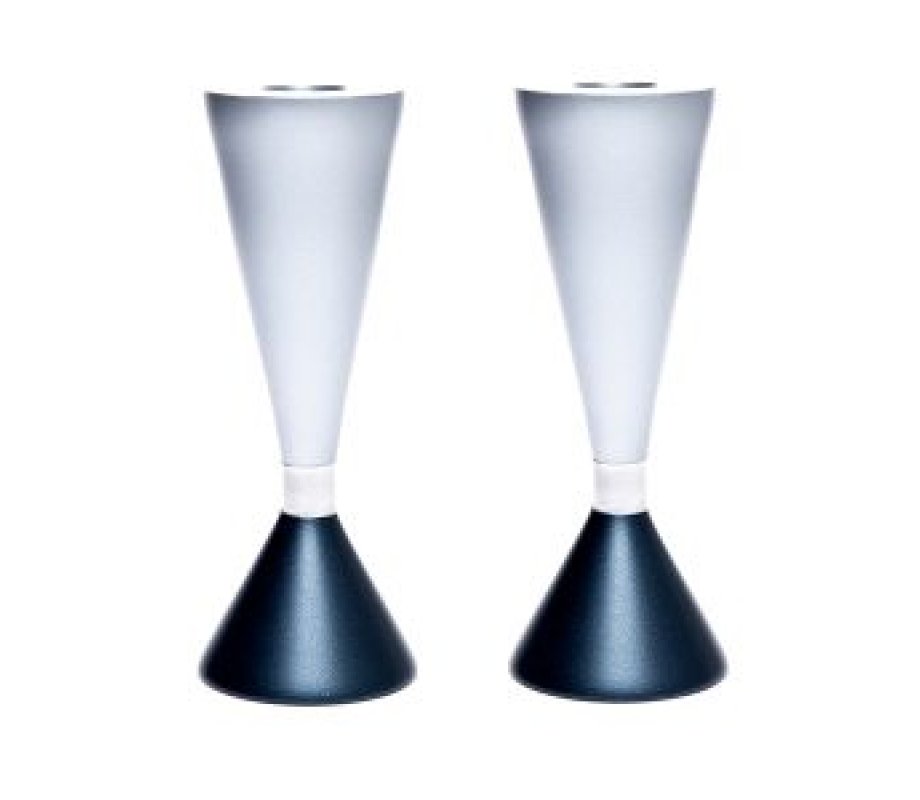 Cone Candlesticks, Two Sided and Two Colored with Choice of Colors - Yair Emanuel