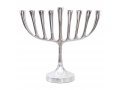 Contemporary Classic Chanukah Menorah, Silver, Three Sizes - Yair Emanuel