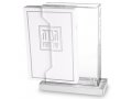 Contemporary Silver Accent 6 Haggadah Lucite Passover Seder Stand