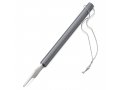 Contemporary Style Torah Pointer with Etched Hebrew Words, Gray - Adi Sidler