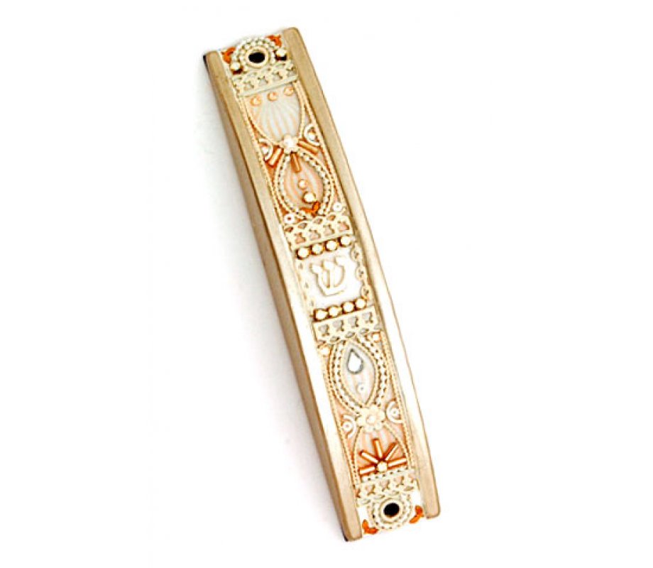 Curved Mezuzah Case by Shahaf