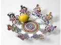 Cyclists Laser Cut Fruit Bowl or Wall Decoration - David Gerstein