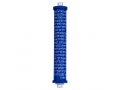 Cylinder Mezuzah Case with Shema Prayer in Dark Colors, 4 Inches Height - Agayof