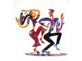 Dancers Free Standing Double Sided Sculpture Figures - David Gerstein