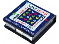 Decorative Memo Box, Colorful Hearts and Words for Love on Blue - Dorit Judaica