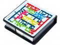 Decorative Memo Box with Colorful Hebrew Blessing Words - Dorit Judaica
