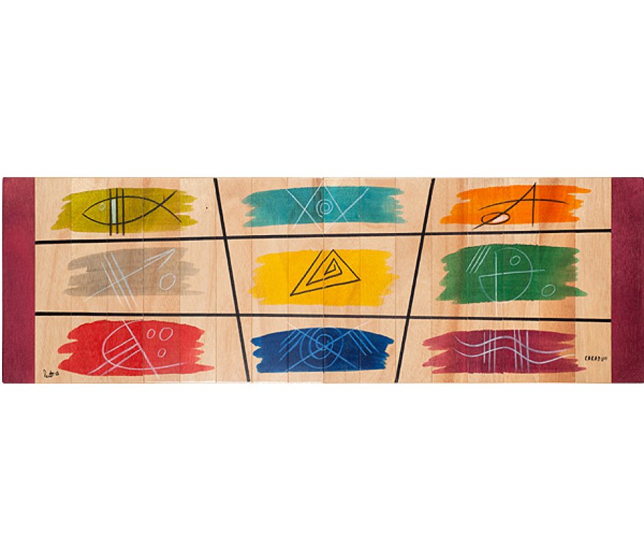 Domino Table Runner - Kakadu