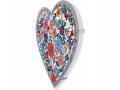 Dorit Judaica Metal Heart Wall Hanging - Song of Song Phrases