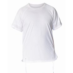 Dry-Fit Tzitzit T-shirt With Kosher Tzitzis in White by Talitnia