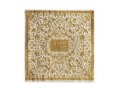 Embroidered Silk Floral Matzah & Afikoman Cover, Gold, Sold Separately - Yair Emanuel