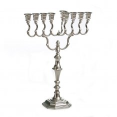 Flowing Design Chanukah Menorah