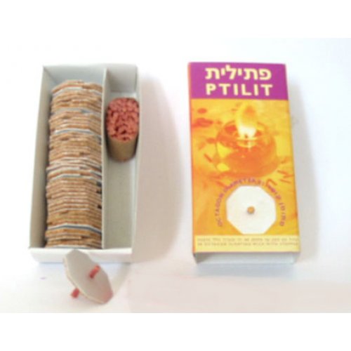 For Shabbat and Hanukkah, Floating Wicks and Cork Floaters - Box of 50