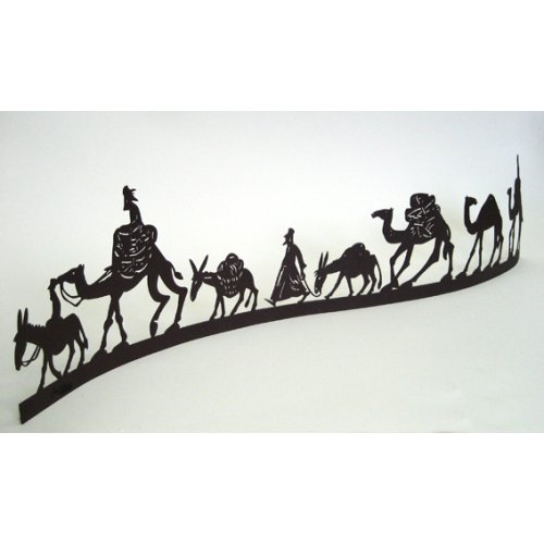 Free Standing Double Sided Sculpture - Caravan Silk Route by David Gerstein