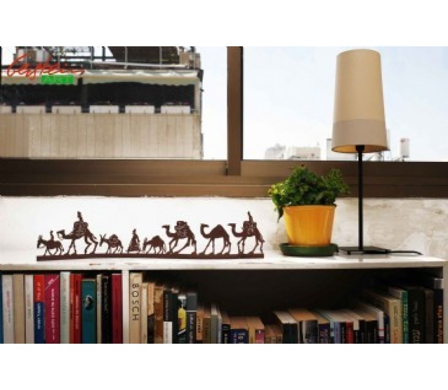 Free Standing Double Sided Sculpture - Caravan Silk Route by David Gerstein