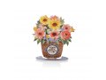 Free Standing Floral Design Table Stand, Bounty and Success Blessings - Dorit Judaica