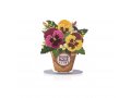 Free Standing Pansy Table Stand, Simply Thanks - Dorit Judaica