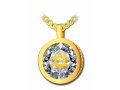 Gold Shema Star of David Pendant-Nano