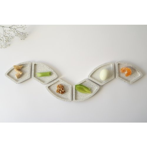 Graciela Noemi Handcrafted Passover Seder Plate - Modular