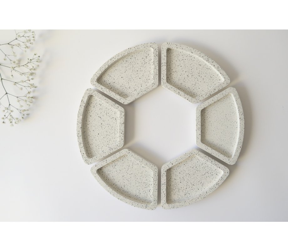 Graciela Noemi Handcrafted Passover Seder Plate - Modular