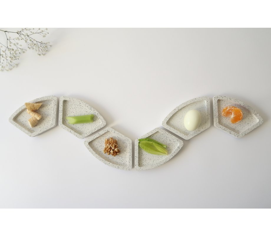 Graciela Noemi Handcrafted Passover Seder Plate - Modular