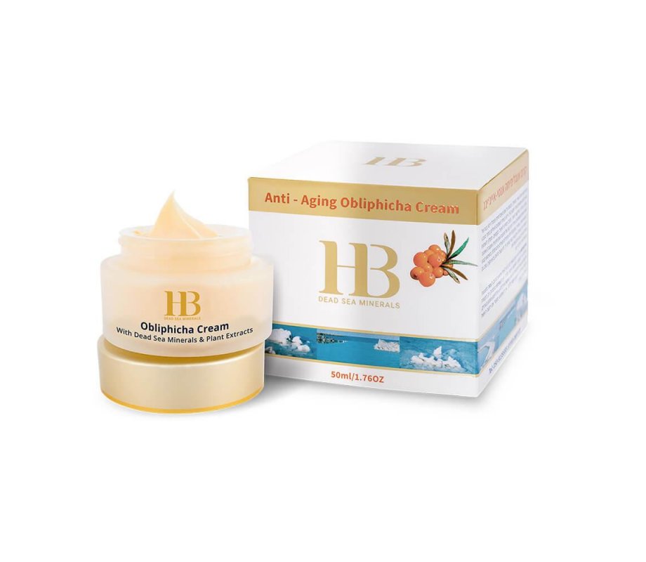 H&B Anti Aging Sea Buckthorn Obliphicha Facial Cream with Dead Sea Minerals