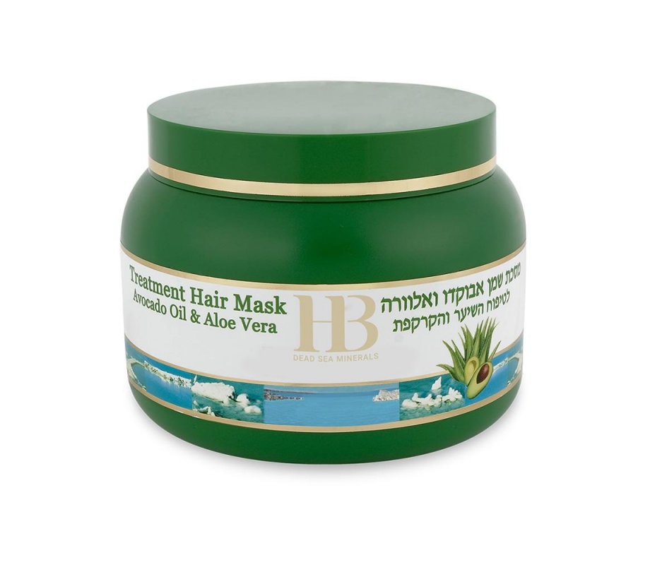 H&B Avocado Oil and Aloe Vera Hair Mask with Dead Sea Minerals