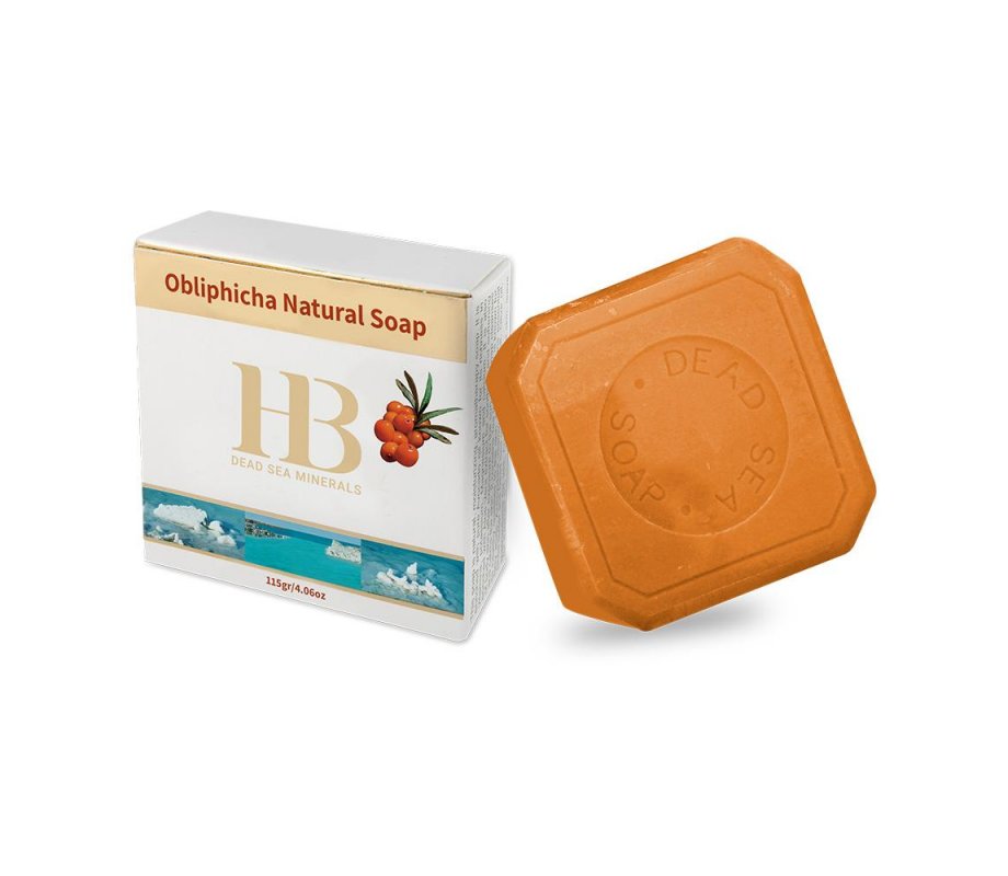 H&B Bar of Natural Sea Buckthorn Soap with Dead Sea Minerals