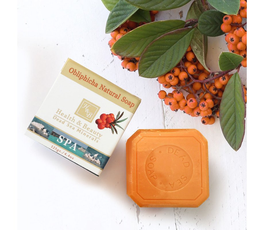 H&B Bar of Natural Sea Buckthorn Soap with Dead Sea Minerals