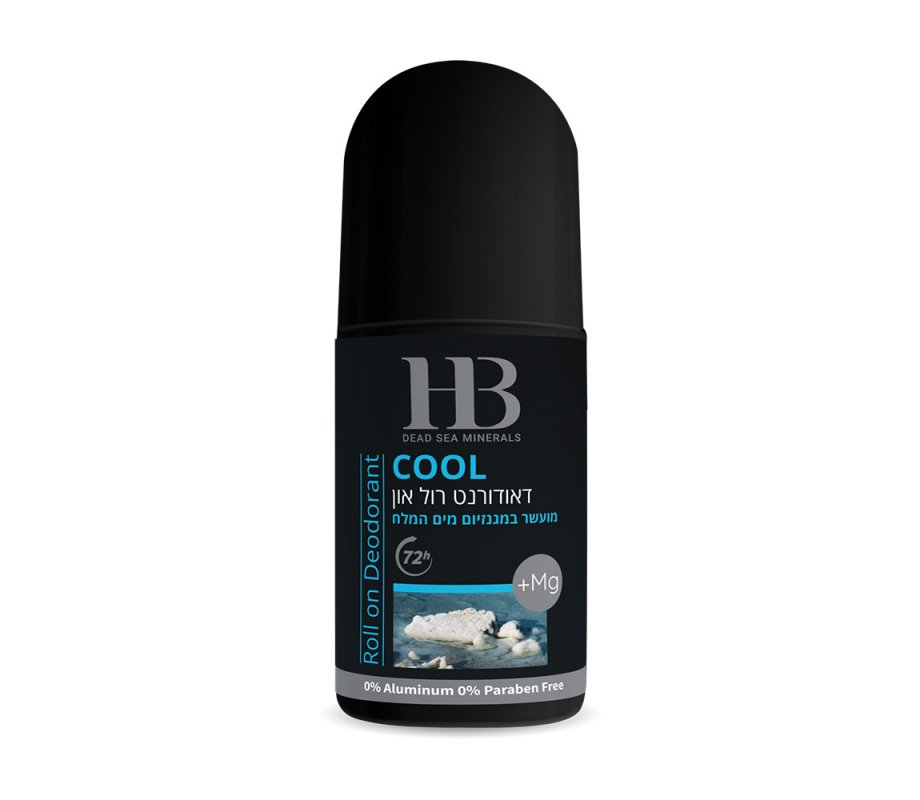 HB Dead Sea Mineral Roll-On Deodorant for Men - Cool
