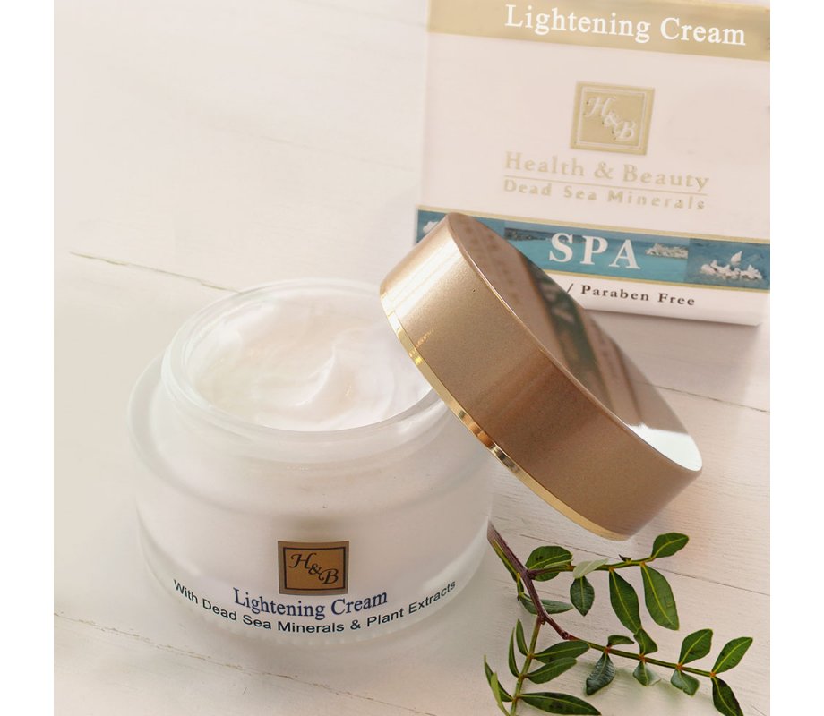 H&B Enriched Lightening Cream for Face and Body Stains - with Dead Sea Minerals