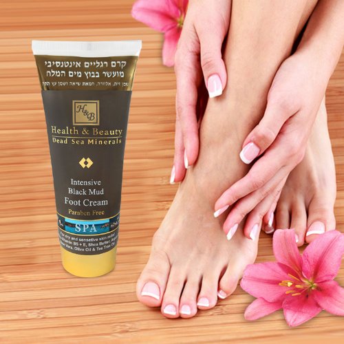 H&B Intensive Foot Cream with Black Mud from the Dead Sea