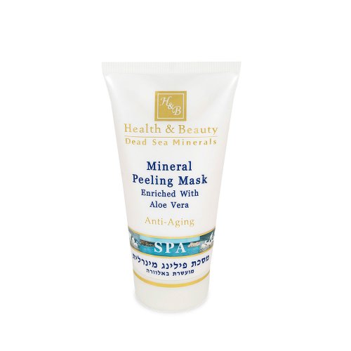 H&B Peeling Anti-Aging Face Mask  Enriched with Dead Sea Minerals, Aoe Vera and More