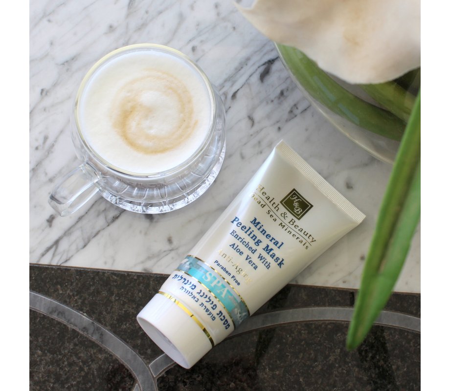 H&B Peeling Anti-Aging Face Mask – Enriched with Dead Sea Minerals, Aoe Vera and More