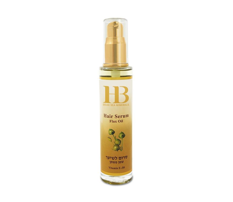 H&B Serum for Hair with Fragrant Oils and Dead Sea Minerals - Flax Oil