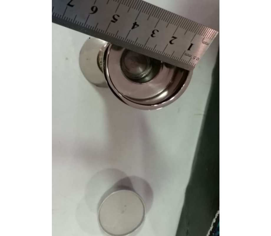 Hammered Silver Cone Candlesticks with Gold Pomegranates Band - Yair Emanuel