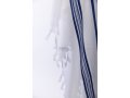 LaMenatzeach Wool Tallit Non Slip Prayer Shawl - Royal Blue
